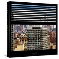 View from the Window - Manhattan Skyscrapers-Philippe Hugonnard-Stretched Canvas