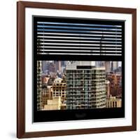 View from the Window - Manhattan Skyscrapers-Philippe Hugonnard-Framed Photographic Print