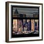 View from the Window - Manhattan Skyscrapers-Philippe Hugonnard-Framed Photographic Print