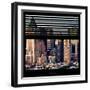 View from the Window - Manhattan Skyscrapers-Philippe Hugonnard-Framed Photographic Print