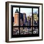 View from the Window - Manhattan Skyscrapers-Philippe Hugonnard-Framed Photographic Print