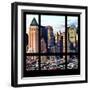 View from the Window - Manhattan Skyscrapers-Philippe Hugonnard-Framed Photographic Print