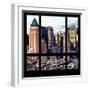 View from the Window - Manhattan Skyscrapers-Philippe Hugonnard-Framed Photographic Print