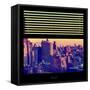 View from the Window - Manhattan Sunset-Philippe Hugonnard-Framed Stretched Canvas