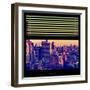 View from the Window - Manhattan Sunset-Philippe Hugonnard-Framed Photographic Print