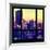 View from the Window - Manhattan Sunset-Philippe Hugonnard-Framed Photographic Print