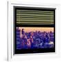 View from the Window - Manhattan Sunset-Philippe Hugonnard-Framed Photographic Print