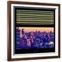 View from the Window - Manhattan Sunset-Philippe Hugonnard-Framed Photographic Print