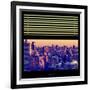 View from the Window - Manhattan Sunset-Philippe Hugonnard-Framed Photographic Print