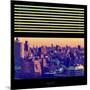 View from the Window - Manhattan Sunset-Philippe Hugonnard-Mounted Photographic Print