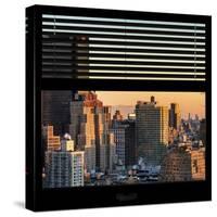 View from the Window - Manhattan Sunset-Philippe Hugonnard-Stretched Canvas