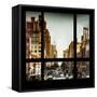 View from the Window - Manhattan Winter-Philippe Hugonnard-Framed Stretched Canvas