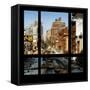 View from the Window - Manhattan Winter-Philippe Hugonnard-Framed Stretched Canvas