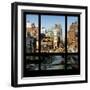 View from the Window - Manhattan Winter-Philippe Hugonnard-Framed Photographic Print