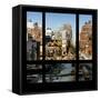 View from the Window - Manhattan Winter-Philippe Hugonnard-Framed Stretched Canvas