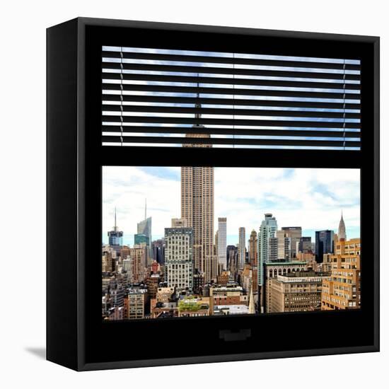 View from the Window - Manhattan-Philippe Hugonnard-Framed Stretched Canvas