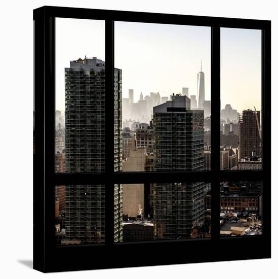 View from the Window - Manhattan-Philippe Hugonnard-Stretched Canvas