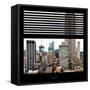 View from the Window - Manhattan-Philippe Hugonnard-Framed Stretched Canvas