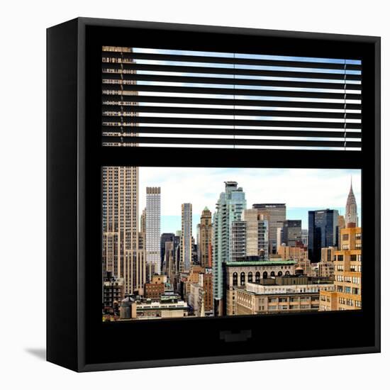 View from the Window - Manhattan-Philippe Hugonnard-Framed Stretched Canvas