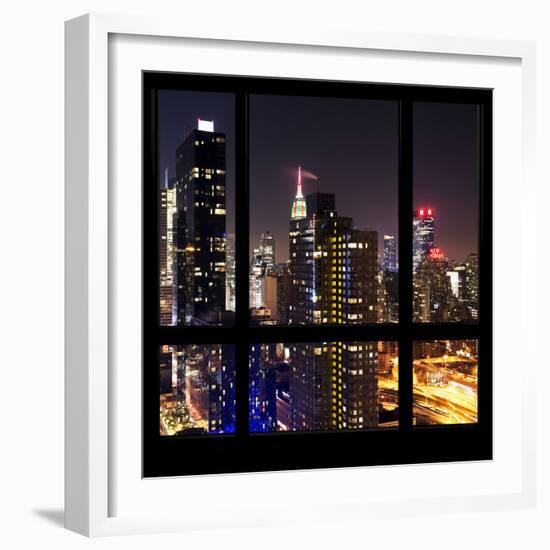 View from the Window - Manhattan-Philippe Hugonnard-Framed Photographic Print