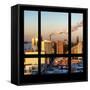 View from the Window - Midtown Manhattan at Sunset-Philippe Hugonnard-Framed Stretched Canvas