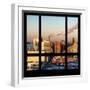 View from the Window - Midtown Manhattan at Sunset-Philippe Hugonnard-Framed Photographic Print