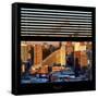 View from the Window - Midtown Manhattan at Sunset-Philippe Hugonnard-Framed Stretched Canvas