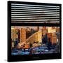 View from the Window - Midtown Manhattan at Sunset-Philippe Hugonnard-Stretched Canvas