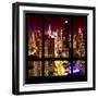 View from the Window - Midtown Manhattan Night-Philippe Hugonnard-Framed Photographic Print