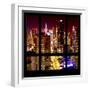 View from the Window - Midtown Manhattan Night-Philippe Hugonnard-Framed Photographic Print