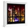 View from the Window - Midtown Manhattan Night-Philippe Hugonnard-Framed Photographic Print