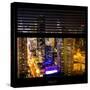 View from the Window - Midtown Manhattan Night-Philippe Hugonnard-Stretched Canvas