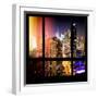 View from the Window - Midtown Manhattan Night-Philippe Hugonnard-Framed Photographic Print