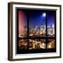 View from the Window - Midtown Manhattan Night-Philippe Hugonnard-Framed Photographic Print