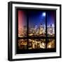 View from the Window - Midtown Manhattan Night-Philippe Hugonnard-Framed Photographic Print