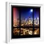 View from the Window - Midtown Manhattan Night-Philippe Hugonnard-Framed Photographic Print