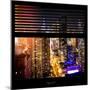 View from the Window - Midtown Manhattan Night-Philippe Hugonnard-Mounted Photographic Print