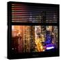 View from the Window - Midtown Manhattan Night-Philippe Hugonnard-Stretched Canvas