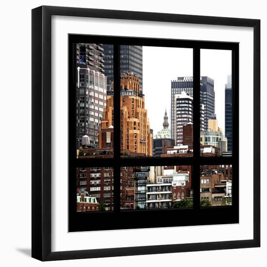 View from the Window - New York Architecture-Philippe Hugonnard-Framed Photographic Print