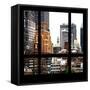 View from the Window - New York Architecture-Philippe Hugonnard-Framed Stretched Canvas