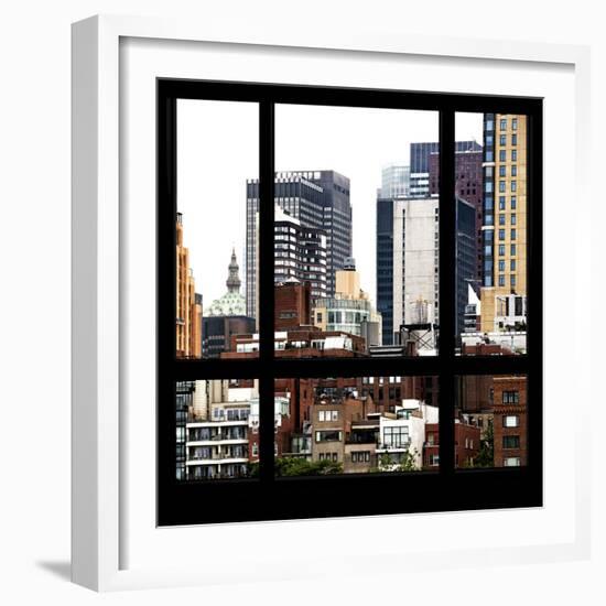 View from the Window - New York Architecture-Philippe Hugonnard-Framed Photographic Print