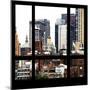 View from the Window - New York Architecture-Philippe Hugonnard-Mounted Photographic Print