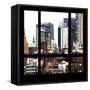 View from the Window - New York Architecture-Philippe Hugonnard-Framed Stretched Canvas