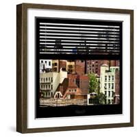 View from the Window - New York Architecture-Philippe Hugonnard-Framed Photographic Print