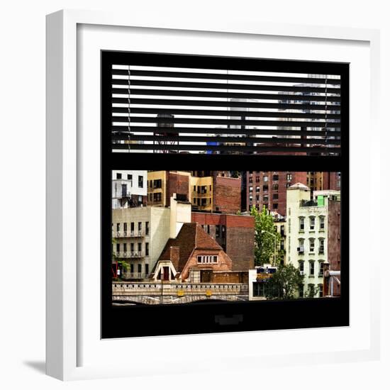 View from the Window - New York Architecture-Philippe Hugonnard-Framed Photographic Print