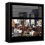 View from the Window - New York Architecture-Philippe Hugonnard-Framed Stretched Canvas