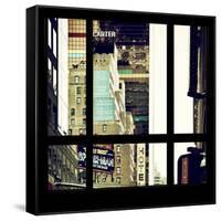 View from the Window - New York Architecture-Philippe Hugonnard-Framed Stretched Canvas