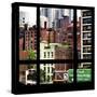 View from the Window - New York Architecture-Philippe Hugonnard-Stretched Canvas