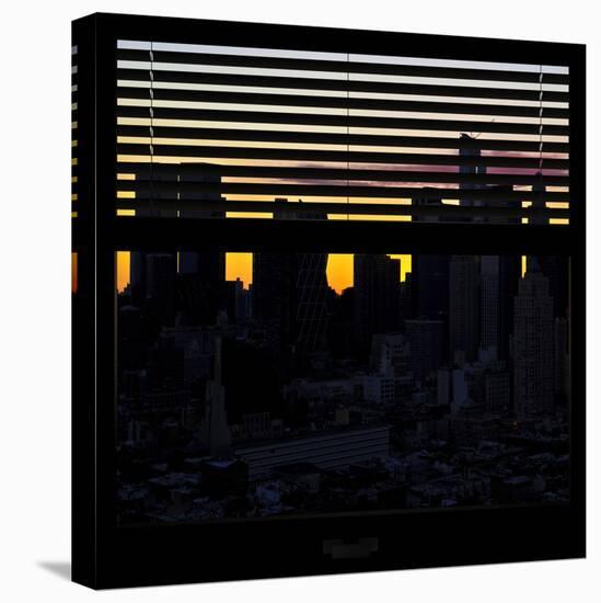 View from the Window - New York at Sunrise-Philippe Hugonnard-Stretched Canvas