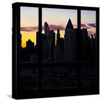 View from the Window - New York at Sunrise-Philippe Hugonnard-Stretched Canvas